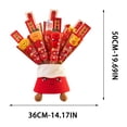 thumbnail image 3 of 2026 Year of the Horse Spring Festival Decoration, Plush Candied Hawthorn Skewer Ornament, Desktop Lunar New Year Photo Prop and Red Envelope Party Accent, 3 of 6