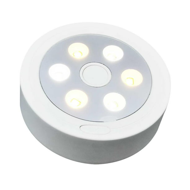 Lámpara De Noche Led Luz De Pared Magnética De Forma Redonda Atenuación Continua Debajo De La Lámpara Del Gabinete Protección Ocular Alimentada Por Usb Para El Hogar Vogacara HA013069-00