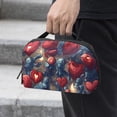 thumbnail image 2 of Hearts Battle Electronic Organizer Travel Case, Waterproof Oxford Cloth Storage Pouch Bag, Box with Cord Organizer Storage for Computer Cable Organizer, 5.9x9.44x3.14 in., 2 of 6