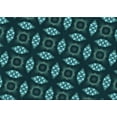 thumbnail image 1 of Ahgly Company Machine Washable Indoor Rectangle Transitional Deep Teal Green Area Rugs, 3' x 5', 1 of 7