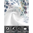 thumbnail image 7 of Green Blue Eucalyptus Leaves Cloth Napkins Set of 6 Reusable Dinner Napkins, Summer Botanical Weeping Cocktail Napkin Washable Table Napkins for Wedding/Holiday Party/Baby Shower 20"x20", 7 of 7