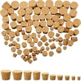 thumbnail image 1 of Tapón de corcho 100 piezas 10 tamaños distintos tapón de corcho para botella de vino frasco de boticario proyecto DIY, 1 of 7