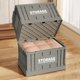 thumbnail image 5 of Caja De Almacenaje Grande Para Ropa, Organizador Plegable De Plstico, Amplia Capacidad De 60 Litros, Fcil De Montar, Ideal Para El Armario, Guardar Juguetes Y Prendas De Vestir. Fabricada, UKHBMC, 5 of 8