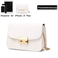 thumbnail image 4 of Estrela Bolso bandolera pequeño, bolso bandolera con cadena, bolso elegante, bolso vintage, correa de cadena, bolso urbano retro blanco, 4 of 6
