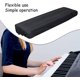 thumbnail image 5 of Funda para teclado de piano, funda antipolvo para piano con cierre de cordón, protector para teclado electrónico, piano digital, Yamaha, Casio, Roland, consolas (88 teclas) Rojo Verde, 5 of 5