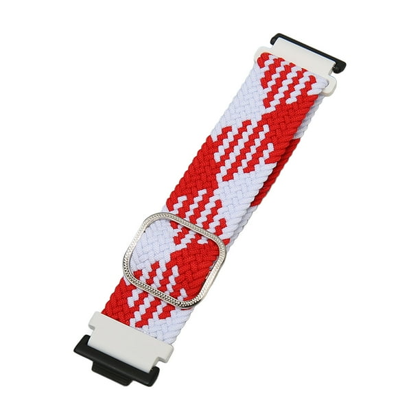 Correa de Reloj Trenzada Correa de Repuesto Deportiva de Tejido Ajustable Trenzada de Nailon Pulsera de Reloj Trenzada de Nailon Pulsera de Reloj Inteligente para Hombres y ANGGREK Otros