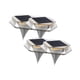 thumbnail image 4 of 4 piezas iluminación de la LED luces solares solar estaca de tierra impermeable escaleras patio patio sendero lámparas de jardín de jardín Luz cálida, 4 of 7