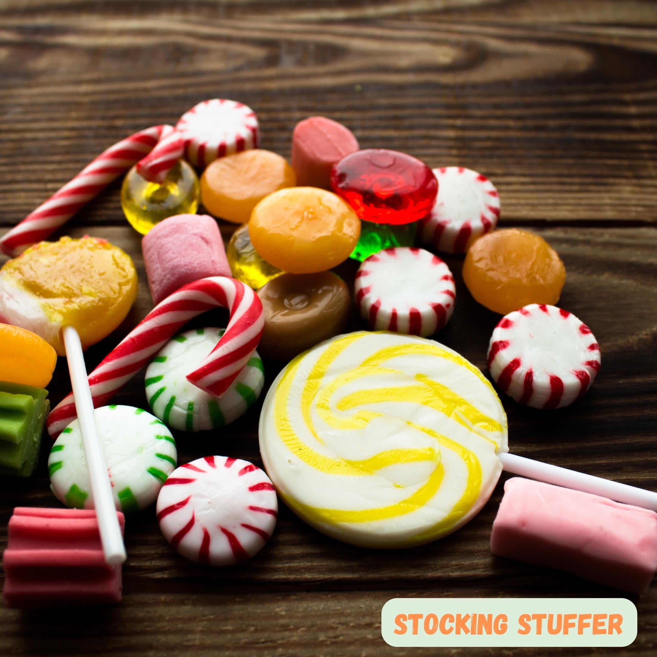 Coastal Bay Assorted Flavor Hard Candy 12Oz Candy Gift Bag Party Favors Basket Bowl Goodies Stocking Stuffer Sweet Dessert Bars Individually Wrapped for Wedding Birthday Parties Pack of 4