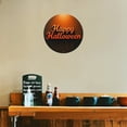 thumbnail image 5 of Round Metal Tin Sign Rustic Wall Decor Happy Halloween Round Metal Sign Plaque for Home Garden Kitchen Bar Cafe Restaurant Garage Retro Vintage Wall Art 8x8 Inch, 5 of 8