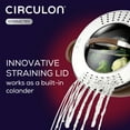 thumbnail image 4 of Circulon Symmetry Hard-Anodized Nonstick 5.5-Quart Casserole with Lid, Chocolate, 4 of 10
