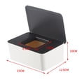 thumbnail image 2 of Caja de Almacenamiento de 2 Piezas para Mascarillas, Dispensador de Toallitas, Caja de Almacenamiento de Pañuelos Baoblaze cubierta de la caja de almacenamiento, 2 of 8