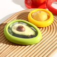 thumbnail image 3 of Clear, reusable, airtight preservation food, fruits and vegetables, onions, lemons, preservation box, kitchen cleaning tool (4 pieces), 3 of 5