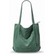 thumbnail image 1 of Bolso de pana con cremallera, impermeable, para mujer, con bolsillos y compartimentos, de gran capacidad, para el hombro., 1 of 5
