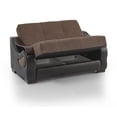 thumbnail image 2 of Ottomanson Convertible Sleeper Sofa Bed with Hidden Storage, Firm Comfort Couch, Brown, 2 of 5