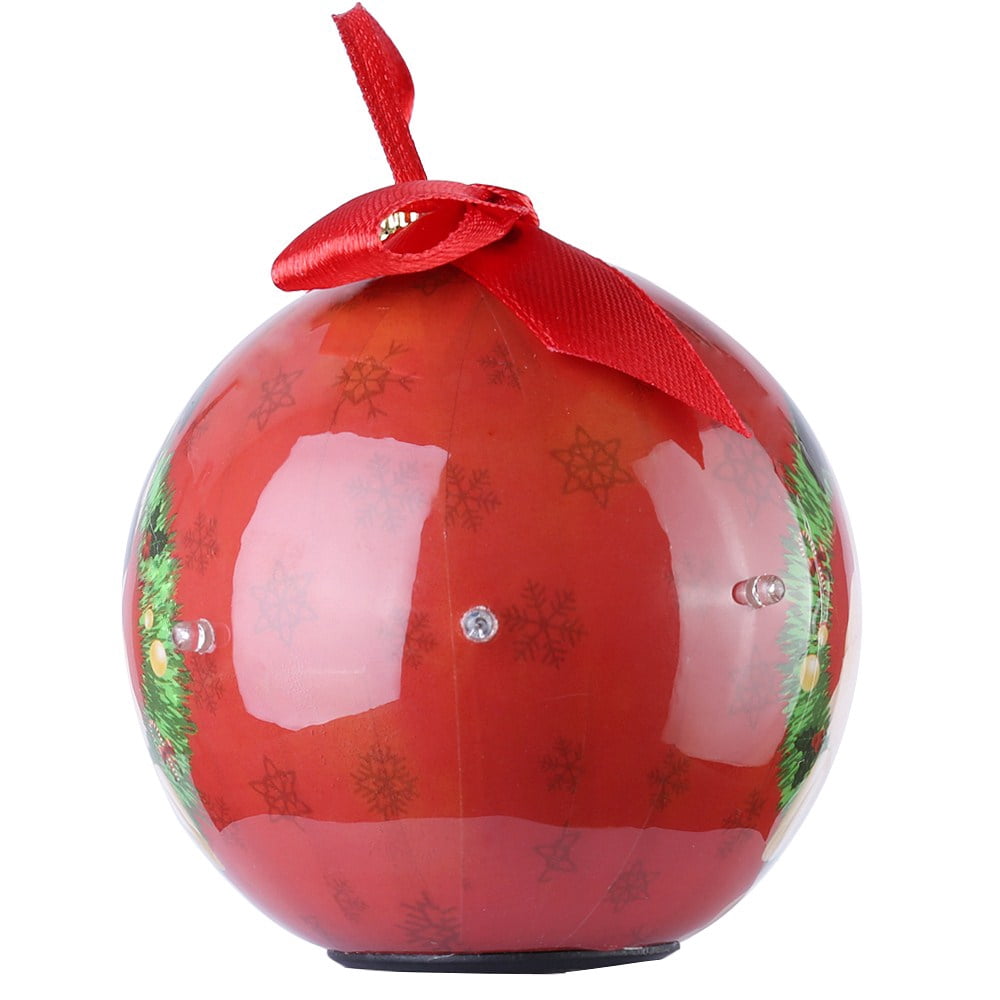 Dog Collection Twinkling Lights Christmas Ball Indoor Decorative Ornament