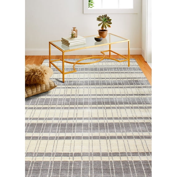 Bashian Zada Contemporary Striped Area Rug