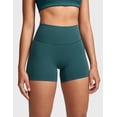 thumbnail image 3 of Shorts INGIA Cintura Alta Sin Costura Frontal 4" Verde Talla L, 3 of 6
