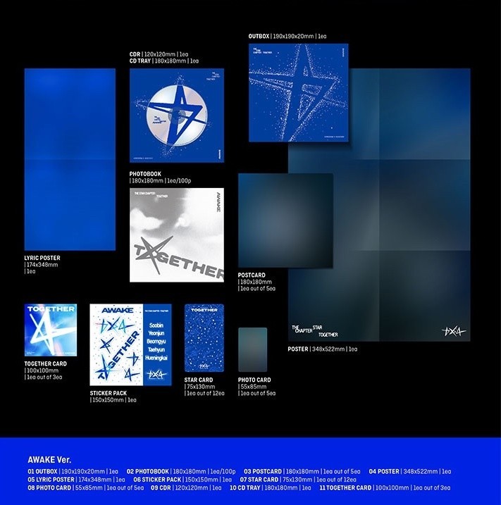 TXT - [THE STAR CHAPTER : TOGETHER] AWAKE Version - Walmart.com
