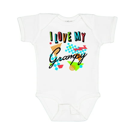 

Inktastic I Love My Grampy- 80s Retro Style Gift Baby Boy or Baby Girl Bodysuit