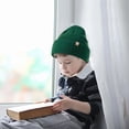 thumbnail image 4 of harmtty Fleece Lining Beanie Hat Children Beanie Hat Kids Knitted Winter Hat Toddler Warm Beanie Hat Fleece Lining Knitting Hat Children Outdoor Hat Green S, 4 of 8