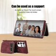 thumbnail image 3 of For Samsung Galaxy S22 Ultra 5g Zipper Card Bag Back Cover Phone Case, 3 of 5