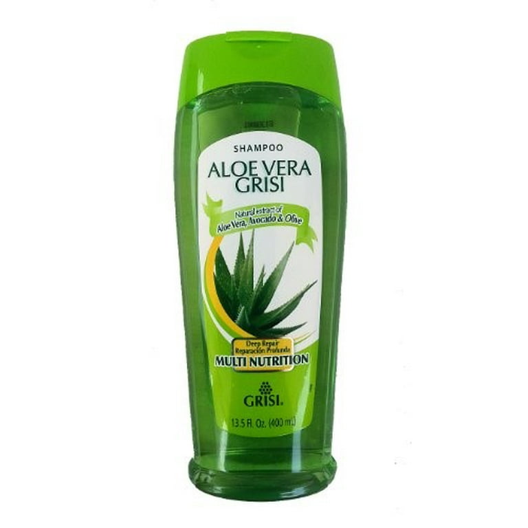 Slik mønt talentfulde Grisi Aloe Vera Moisturizing Daily Shampoo, 13.5 fl oz - Walmart.com
