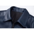 thumbnail image 6 of Men's Lightweight Business Jacket, PU Leather Coat Outerwear, Stylish Casual Wear for Daily Use, Perfect for Office and Formal Occasions, 6 of 9