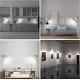 thumbnail image 4 of Aplique de pared LED, lámpara de pared con puerto USB que funciona con batería recargable, 3 temperaturas de color y 3 niveles de brillo, bola magnética giratoria de 360°, Cor, 4 of 5