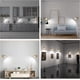 thumbnail image 4 of Aplique de pared LED, lámpara de pared con puerto USB que funciona con batería recargable, 3 temperaturas de color y 3 niveles de brillo, bola magnética giratoria de 360°, Cor, 4 of 5