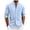 Light Blue, variant on Zshosam Spring Dress Shirts for Men Men's Linen Vintage Pattern Old Style Shirt Casual Short Sleeve Button Down Retro Shirts Size L,(White L)