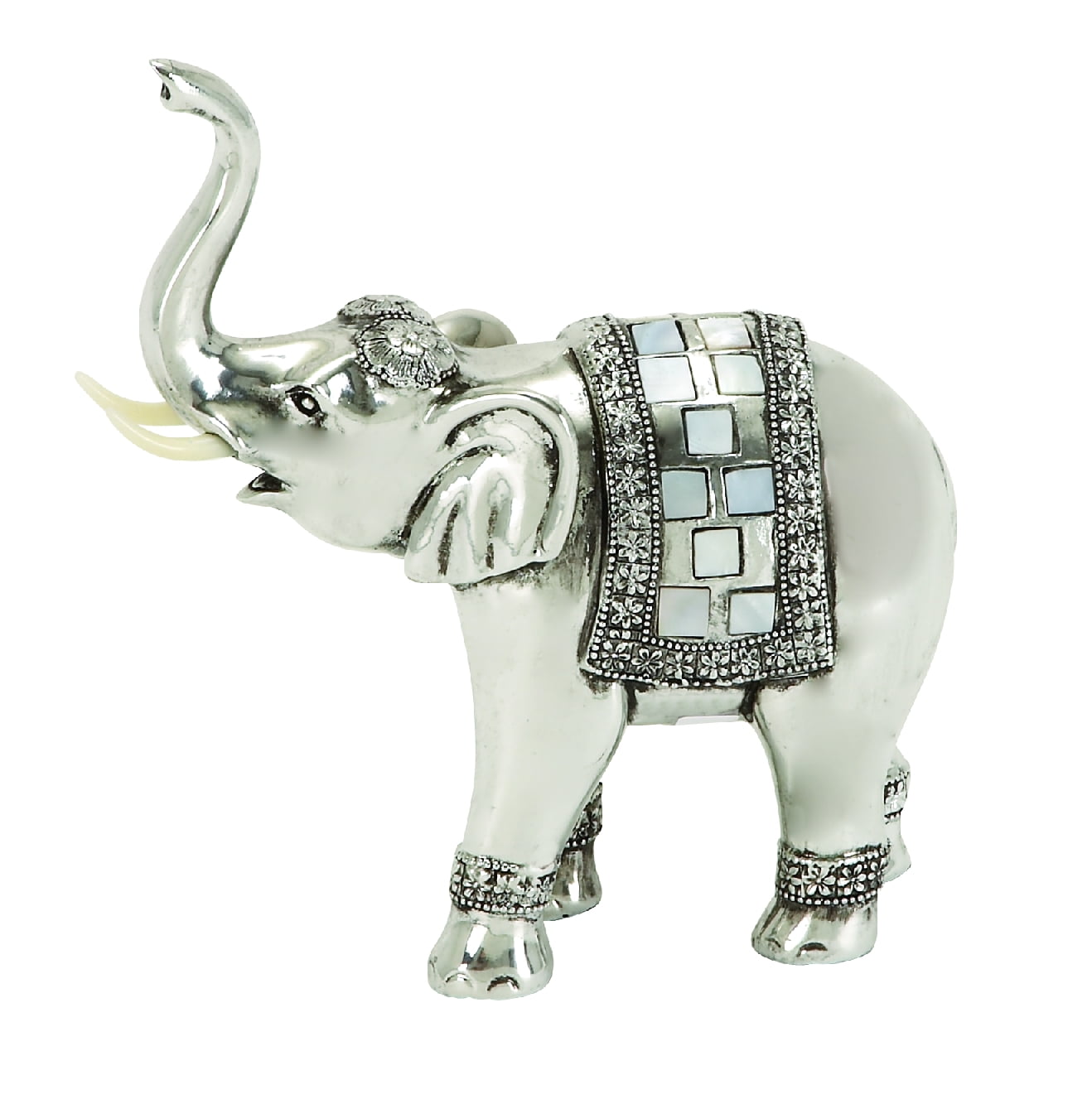 mirrored elephant statue