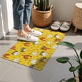 thumbnail image 4 of Yellow Chicken Egg Pattern Door Rugs,Washable Non Slip Door Mats Indoor,Decorative Door Mats,Entry Mat Indoor for Entrance,Bedroom,Kitchen,Bathroom,16"x24", 4 of 6