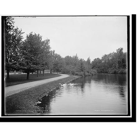 Historic Print, Lake in Loring Park, Minneapolis, Minn., 16" x 20"