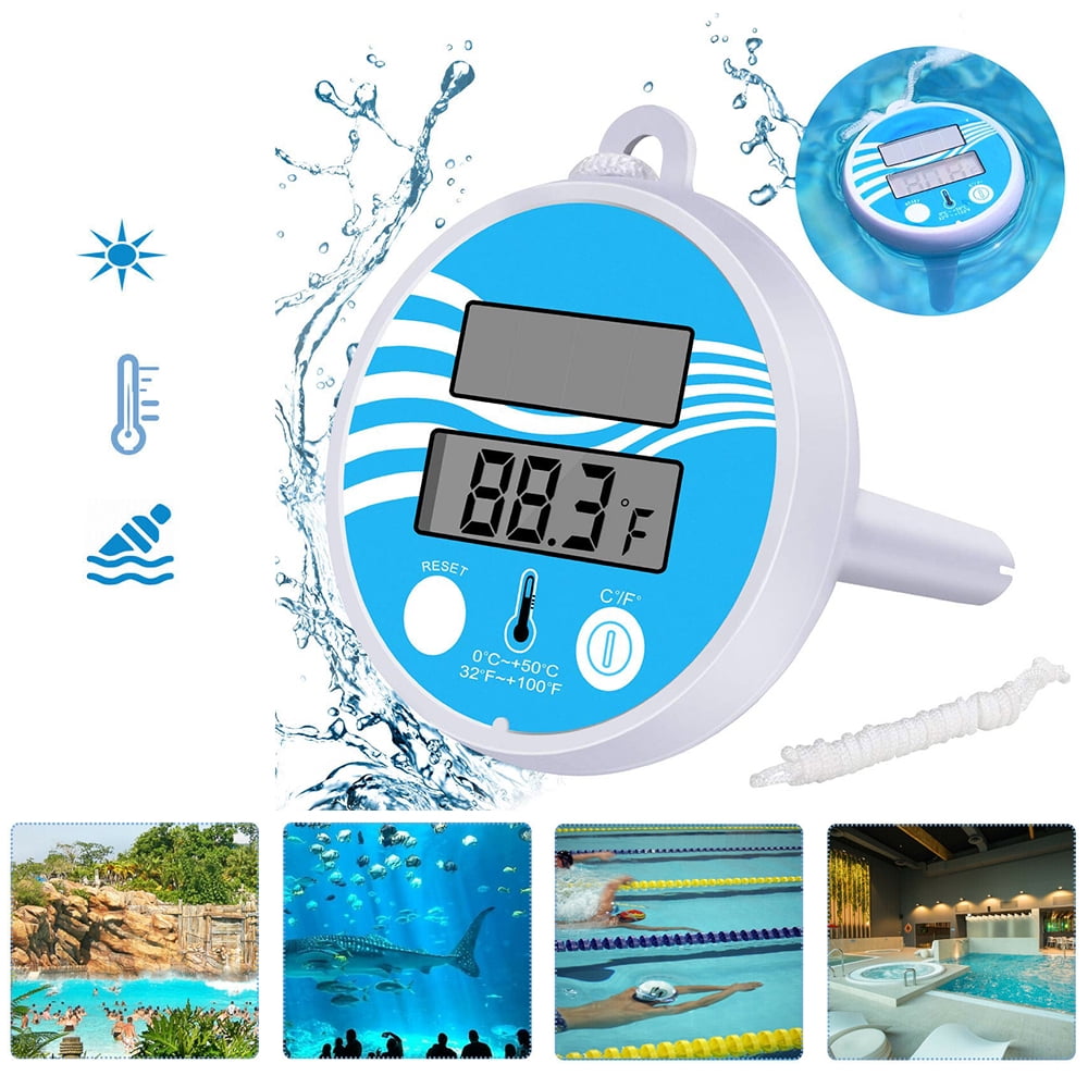 1Pc Swimming Pool Floating Thermometer Bath Wireless Remote Base Station NEW⭐ 