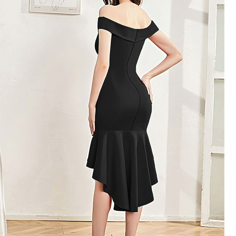 strapless open back dress Short Casual Party Dress with Criss-Cross Back– PromGirl main image 0