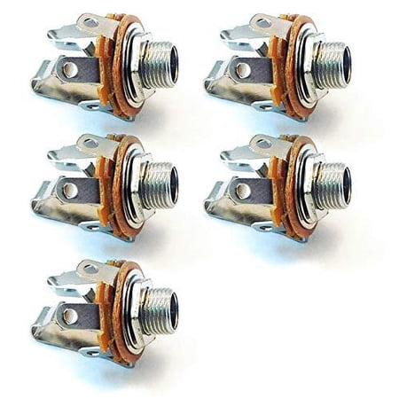 1/4  (6.3mm) Stereo Jack Closed Circuit Type Panel/Chassis Mount (5 Pack) price history on PriceWatchPro