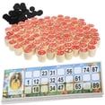 thumbnail image 1 of MasteelfCA 1 Set Game Russian Lotto Supply Bingo Cards Set Russian Bingo Board Game Set, 1 of 9
