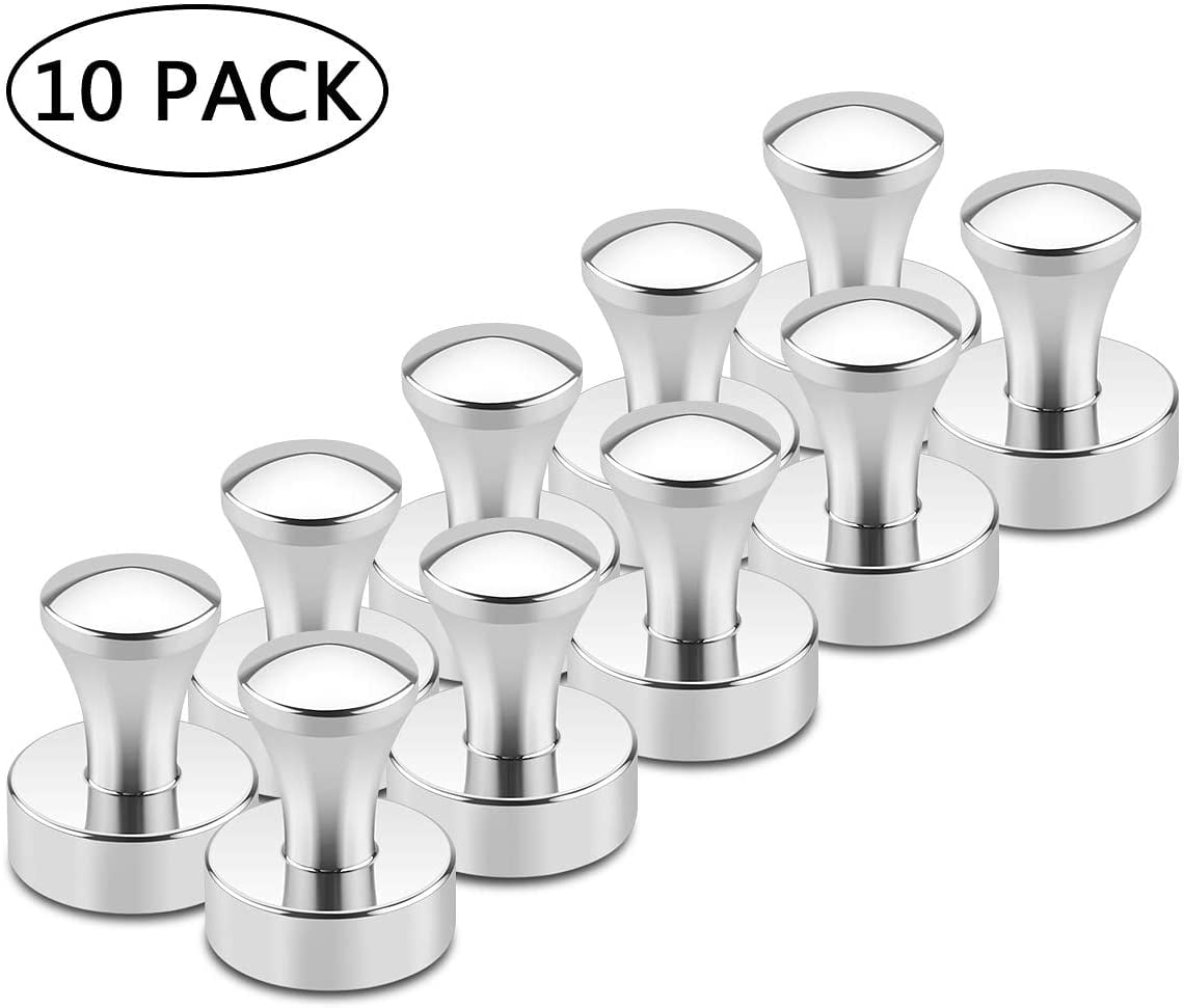 10pcs Neodymium Small Strong Powerful Stainless Steel Pushpin, for