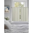 thumbnail image 3 of Light Green Lines Living Room Curtains 2 Panel, Retro Minimalist Stripes Pattern Cafe Window Treatment, Farmhouse Bedroom Bathroom Kitchen Curtains Drapes 104"x54", 3 of 6