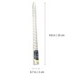 thumbnail image 4 of 6pcs White Thread Wedding Candle European Smoke-free Candle Long Pole Candle, 4 of 6
