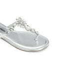 thumbnail image 3 of DREAM PAIRS Flip Flops for Women Dressy Rhinestone T-Strap Thong Sandals for Summers Dress Beach, 3 of 8