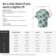 thumbnail image 5 of Fotbe Flamingos And Palms Camisa Estampada de Manga Corta para Hombre, Casual de Verano, Estilo Playero, Sin Arrugas-Medium, 5 of 5