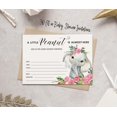 thumbnail image 5 of Inkdotpot 30 Fill In StyleBaby Shower Invitation Cards Baby Elephant Jungle Animals Blank Invites, 5 of 7