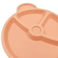 thumbnail image 5 of Mainstays Bear Pink Plastic Kids Divider Plate, 1 Piece, 5 of 5