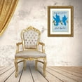 thumbnail image 3 of Moore, Regina 25x32 Gold Ornate Wood Framed with Double Matting Museum Art Print Titled - Animal Expressions IV, 3 of 4