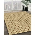 thumbnail image 2 of Ahgly Company Indoor Rectangle Patterned Cardboard Brown Gold Area Rugs, 4' x 6', 2 of 6