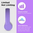 thumbnail image 6 of LilGadgets Connect+ Kids Headphones Wired with Microphone, Volume Limiting for Safe Listening, Adjustable Headband, Cushioned Earpads for Comfort, Headphones for Kids for School, Purple, 6 of 9