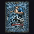 thumbnail image 3 of Tee Hunt Autoworkers Backbone of America T-Shirt Car Motor Mechanic Union Mens Shirt, 3 of 5