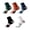 Colorful, variant on Gsakboxl Ankle Socks 5 Pairs Men’s Color Block Mid Calf Athletic Socks Contrast Stitching Sweat Warming Crew Socks Breathable Sweat Wicking Sport Socks for Basketball Running Spring Autumn