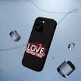 thumbnail image 5 of DistinctInk Tough Case for Apple iPhone 14 PRO (6.1" Screen), Compatible with MagSafe Charging - Love Endures Delay, 5 of 6
